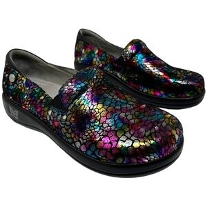Alegria Keli Minnow Rainbow Nursing Shoes SZ 40 9.5-10